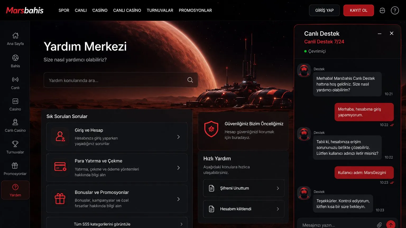Giriş sorunları ve çözümleri – marsbahis giriş